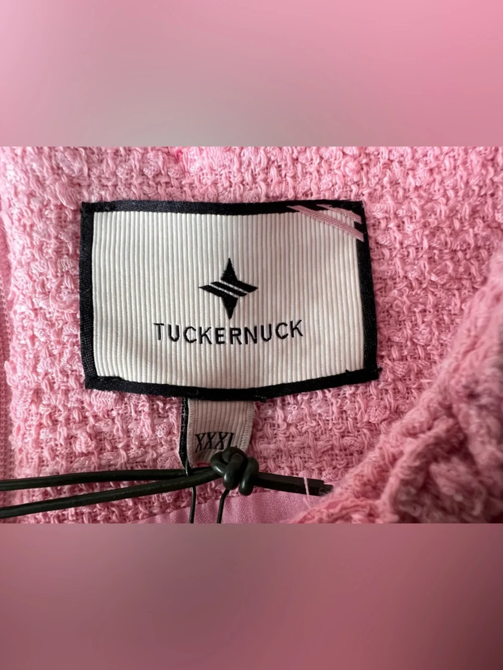 Tuckernuck NWT** Blossom Pink Tweed Jackie Dress Women’s XXXL Short Sleeve Chic - Picture 4 of 16